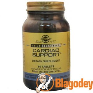 Солгар, Кардио саппорт плюс (Solgar Cardiac support) купить, цена, отзывы