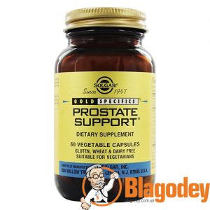 Солгар Простата Сапорт (Solgar, Gold Specifics, Prostate Support) купить, цена, отзывы