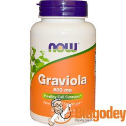 Now Foods Graviola (Гравиола гуанабана). Купить, цена, отзывы