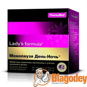 Ледис формула (Lady’s Formula) Менопауза День-Ночь таблетки, 30+30 шт. Купить, цена, отзывы