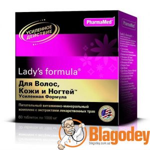 Ледис формула (Lady’s Formula) для волос, кожи и ногтей усиленная 60 шт. Купить, цена, отзывы
