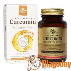 Солгар Куркумин экстракт (Solgar, Full Spectrum Curcumin), софтгели, 30 шт. Купить, цена, отзывы