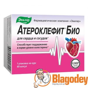 Атероклефит Био (Эвалар), капсулы 60 шт. Купить, цена, отзывы.