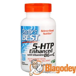 Doctor's Best, 5-HTP, Enhanced with Vitamins B6 & C, 120 Veggie Caps. Купить, цена, отзывы.