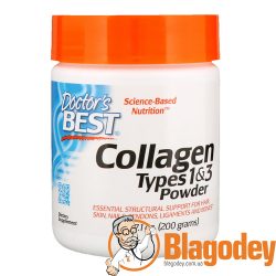 Докторс Бест Коллаген, тип 1 и 3 (Doctor's Best, Collagen, Types 1 & 3). Купить, цена, отзывы.