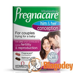 Прегнакейр Он и Она (Pregnacare Him & Her Conception). Витабиотикс (Vitabiotics) Купить, цена, отзывы