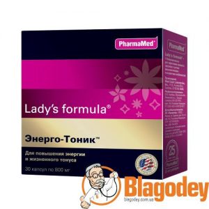 Ледис формула (Lady’s Formula) Энерго-тоник, капсулы, 30 шт. Инструкция. Купить, цена, отзывы