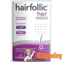 Хейрфолик Улучшенный (Hairfollic Her Advanced), 60 шт. Купить, цена, отзывы.
