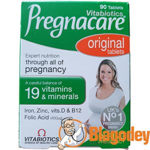 Прегнакеа Ориджинал 90 (Pregnacare Original 90).  Купить, цена, отзывы.